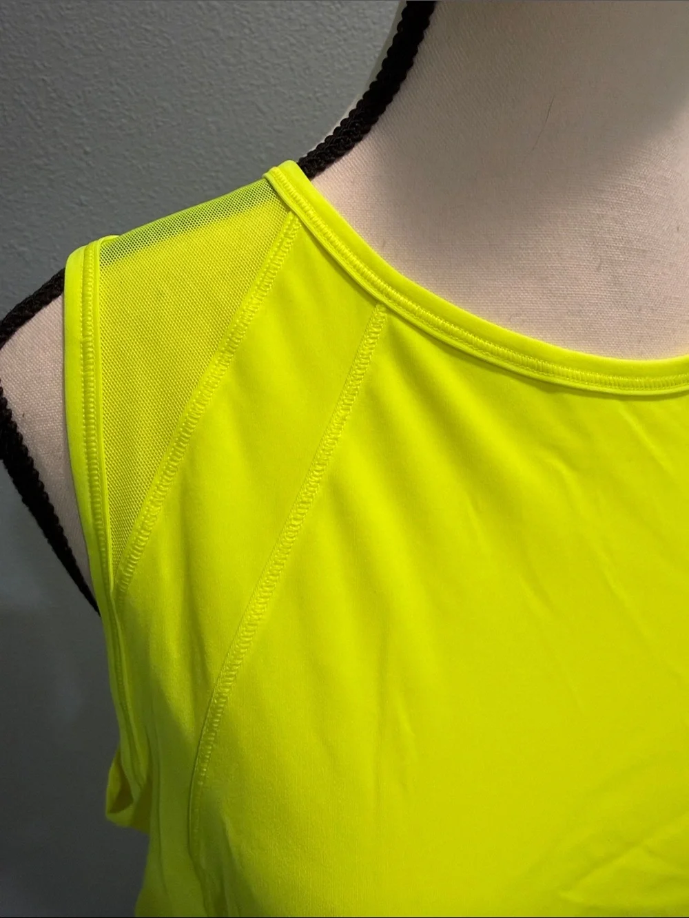 lululemon athletica Neon Yellow Sleeveless Performance Tank